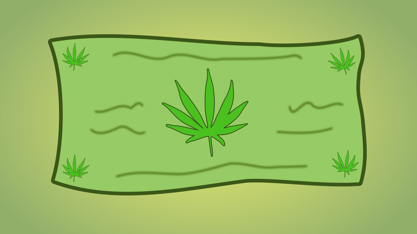 Cannabis Dollar Bill